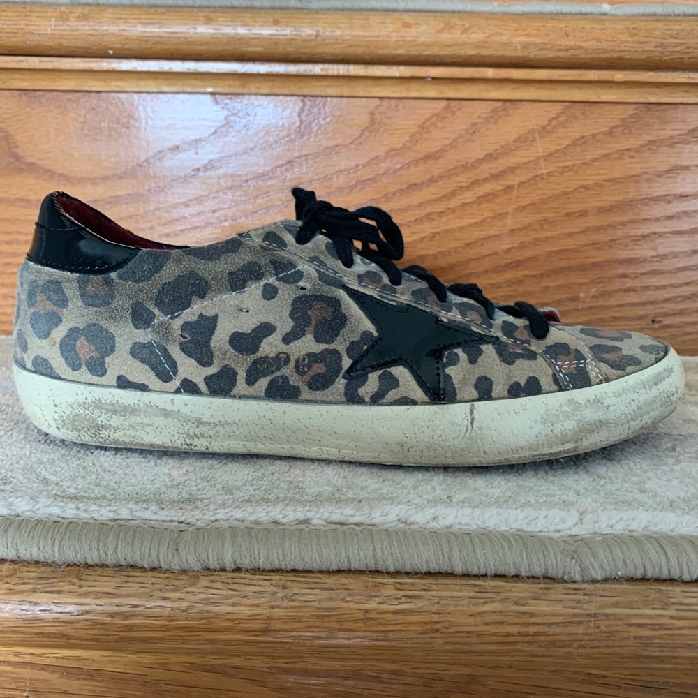 Golden Goose Superstar leopard shoes 39
